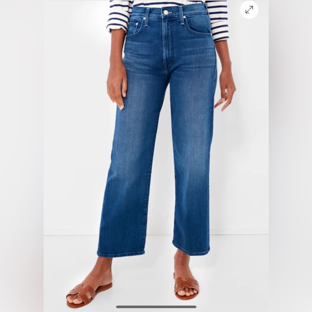 MOTHER
High Tide The Rambler Zip Ankle Classic Blue Women's Jeans